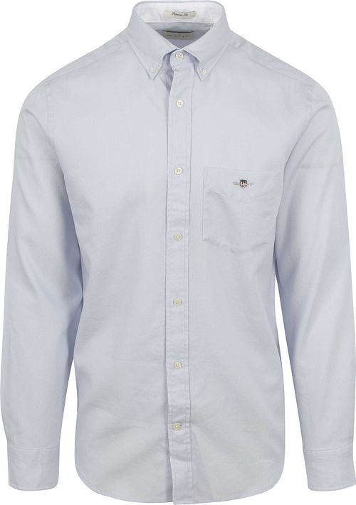 Gant Casual Shirt Honeycomb Texture Light Blue Product