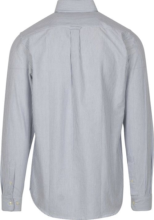 Steppin' Out Shirt Oxford Stripes Light Blue Product / Achterkant