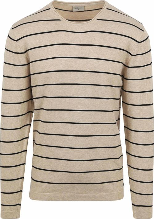 No Excess Pull Rayures Beige Product