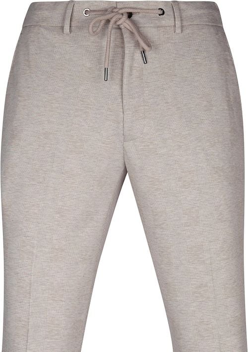Suitable Pantalon Jersey Zandkleur Ruit Product / Detail
