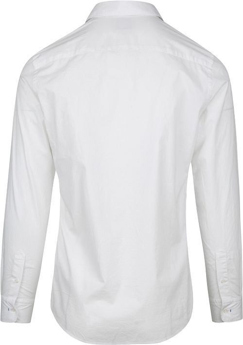 Scotch and Soda Chemise Coupe Slim Blanc Product / Achterkant