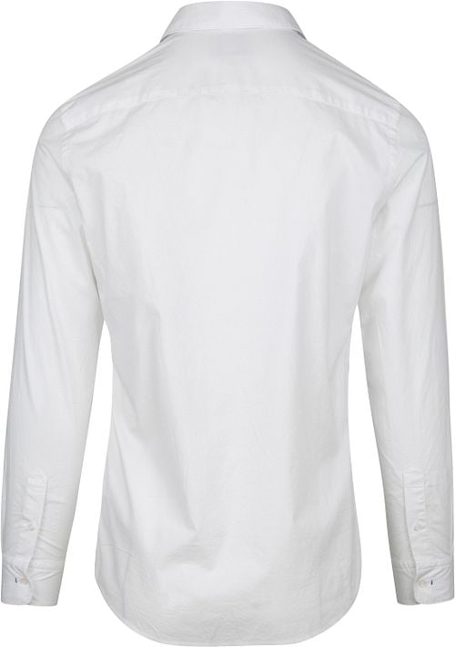 Scotch and Soda Slim-Fit Overhemd Wit Product / Achterkant