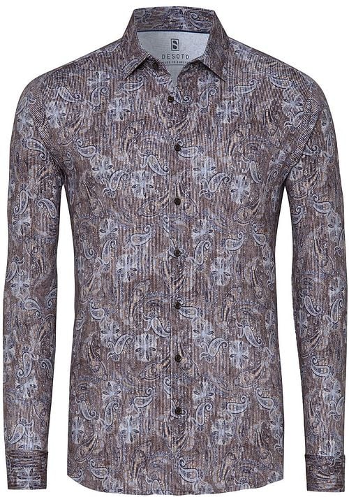 Desoto Hemd Corduroy Optics Bruin Product