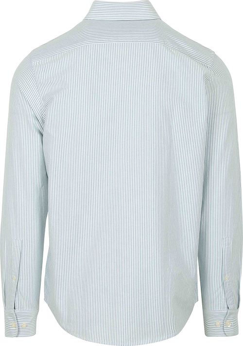 Steppin' Out Hemd Oxford Streep Lichtgroen Product / Achterkant