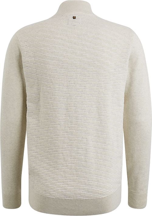 PME Legend Sweat Zip Jacket Ecru Product / Achterkant
