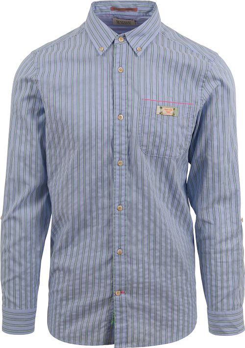 Scotch and Soda Shirt Stripe Light Blue Product