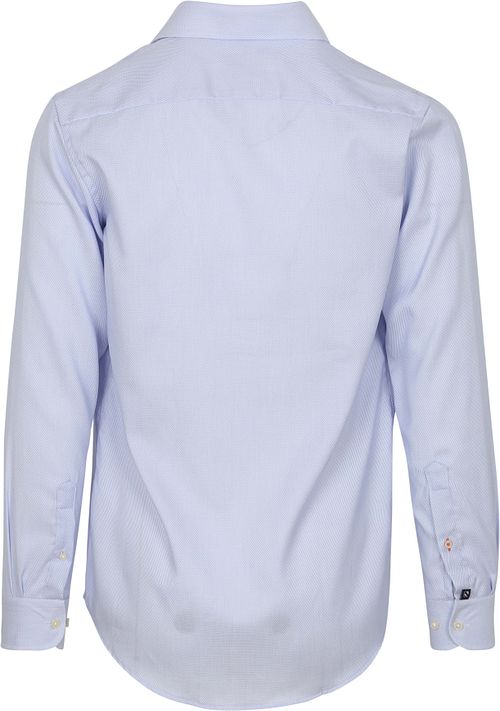 Suitable Hemd Jacquard Luxe Hellblau