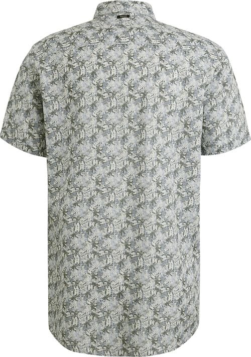 Vanguard Short Sleeve Shirt Print Blue Green Product / Achterkant