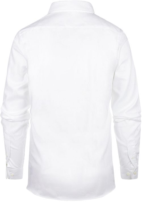 Steppin' Out Extra Long Sleeves Hemd Twill Weiß Product / Achterkant