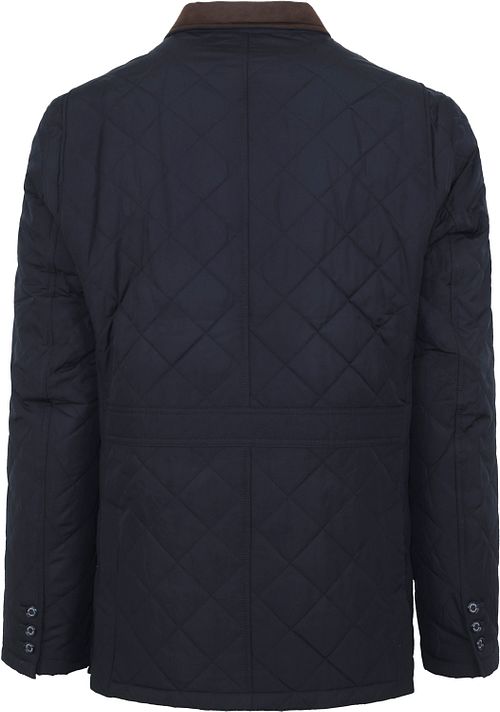 Barbour Jacket Quilted Lutz Navy Product / Achterkant
