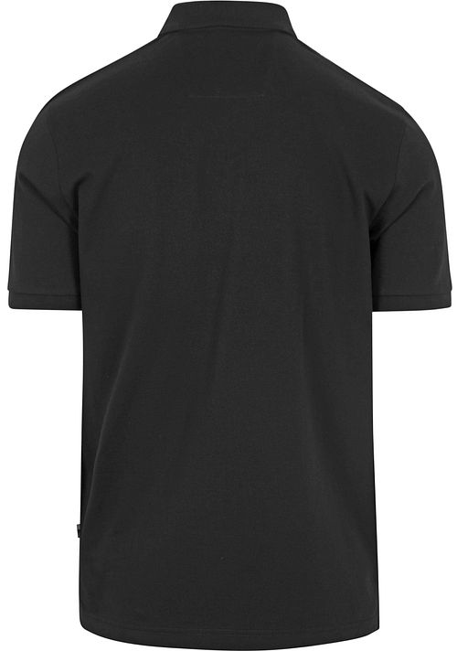 OLYMP Polo Shirt Piqué Black Product / Achterkant