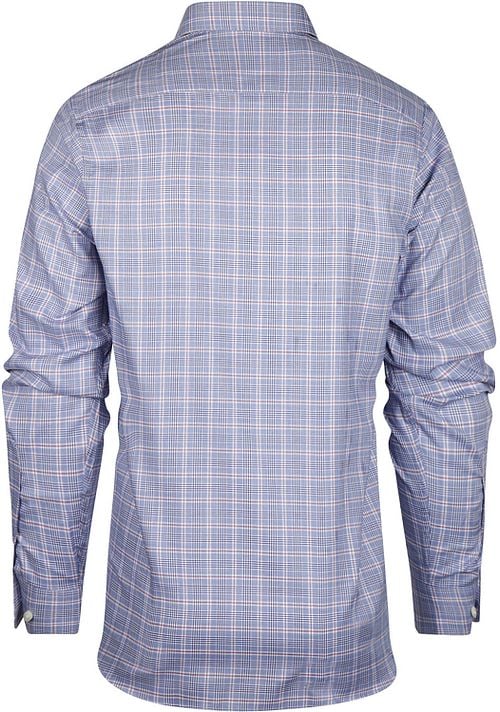 Steppin' Out Overhemd Ruiten Blauw Product / Achterkant