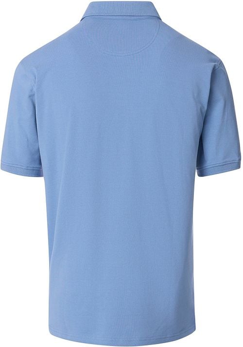Casa Moda Polo Shirt Stretch Blue Product / Achterkant