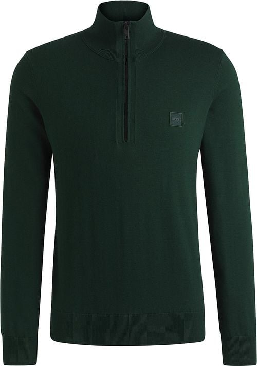 BOSS Kanobix Half Zip Sweater Dark Green Product