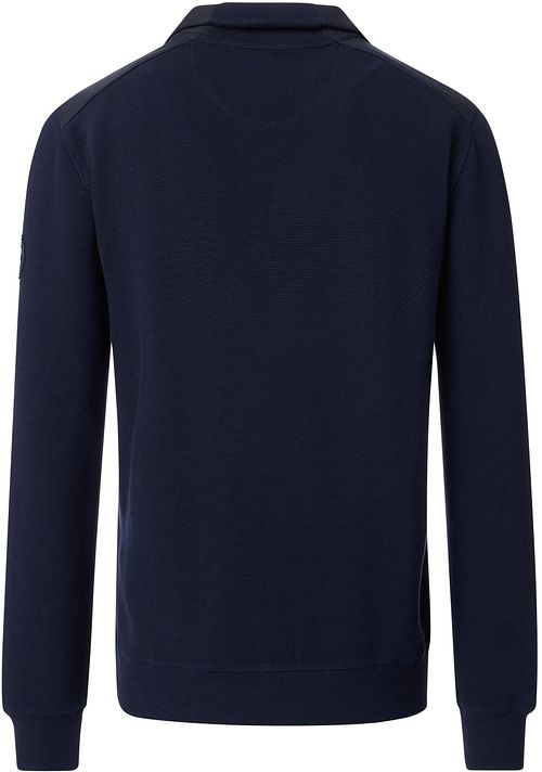 Casa Moda Half Zip Sweat Navy Product / Achterkant