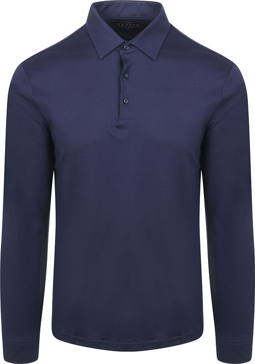 Desoto Longsleeve Poloshirt Essential Navy