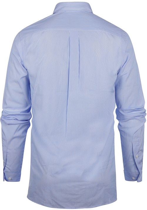 Steppin' Out Hemd Extra Long Sleeves Streifen Hellblau Product / Achterkant