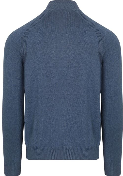 NZA Half Zip Sweater Clive Blue Product / Achterkant
