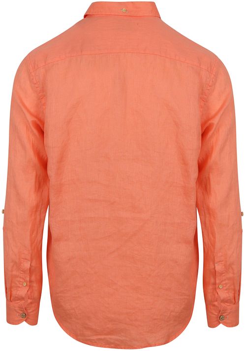 Scotch and Soda Leinen Hemd Lachs Product / Achterkant