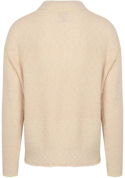 Scotch and Soda Scotch and Soda Waffle stitch dropped shoulder long Product / Achterkant