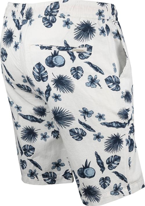 Scotch and Soda Short White Print Product / Detail