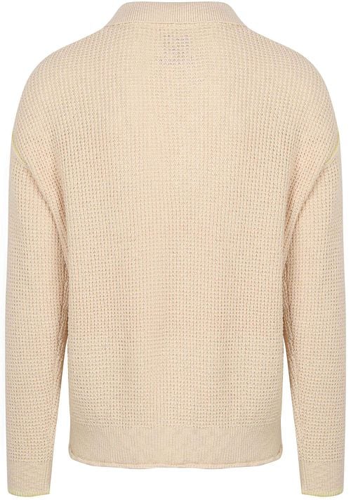 Scotch and Soda Waffle stitch dropped shoulder long Product / Achterkant