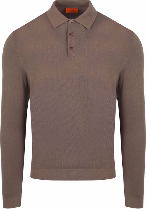 Suitable Compact Cotton Polo Shirt Taupe Product