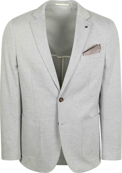 Suitable Sports Jacket Face Print Mist Grey Product