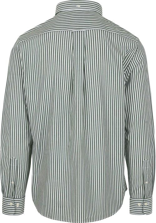 Gant Freizeithemd Stripe Grün Product / Achterkant