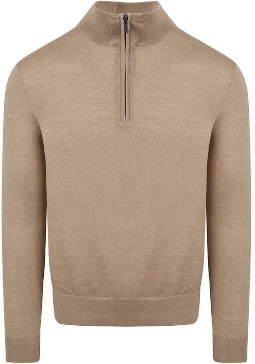 Suitable Merino Half Zip Sweater Beige Product