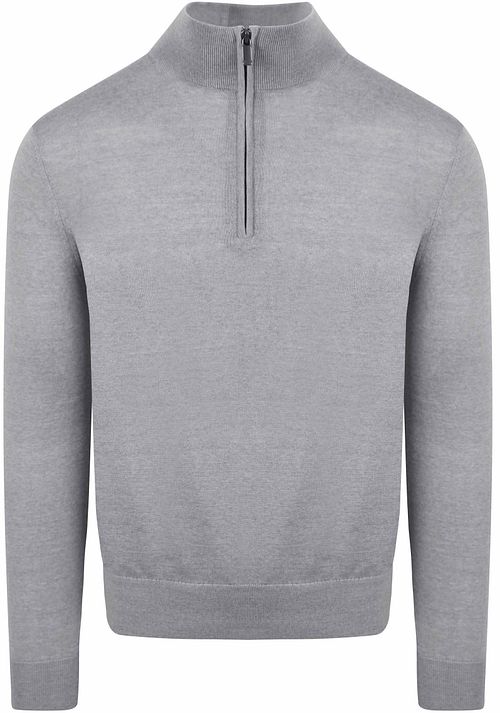 Suitable Merino Half Zip Sweater Grey Product