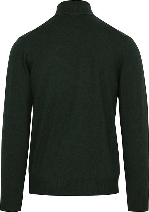 Suitable Merino Turtleneck Dark Green Product / Achterkant