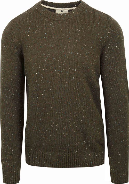 Anerkjendt Lammwolle Pullover Grün Melange Product