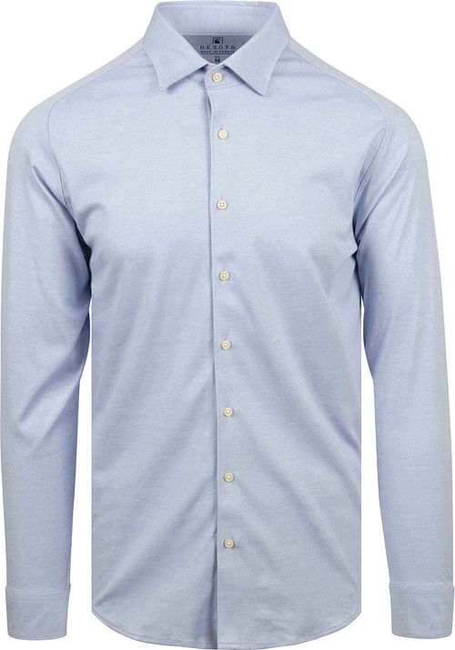Desoto Non Iron Shirt Kent Melange Light Blue Product
