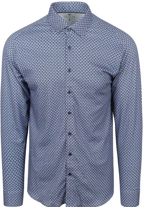 Desoto Shirt Print Dark Blue Product