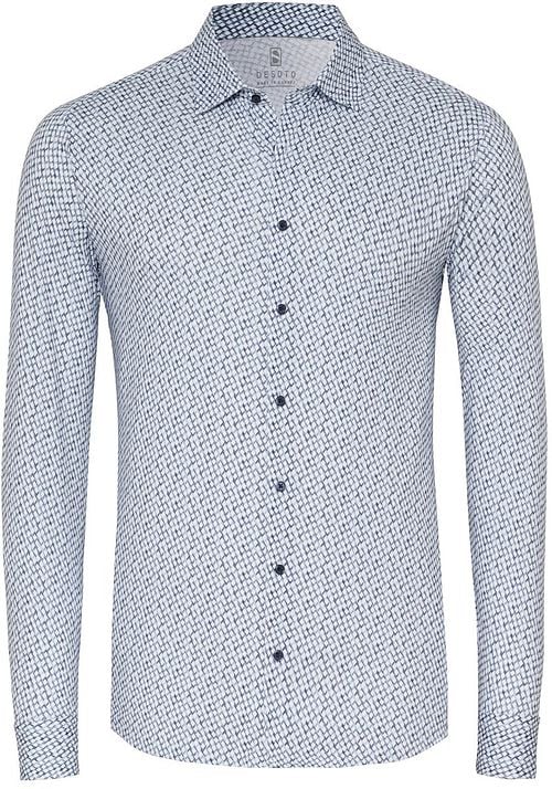 Desoto Shirt Print Skyscrapers Blue Product