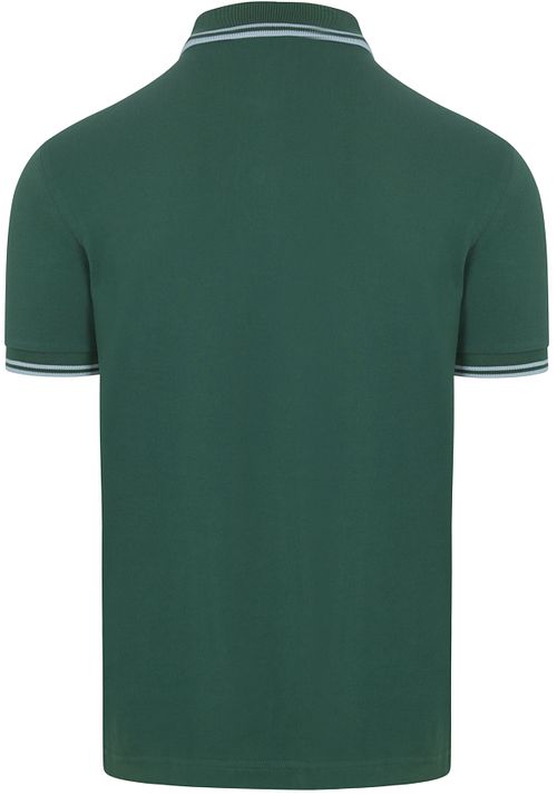 Fred Perry Polo Twin Tipped M3600 Green Z59 Product / Achterkant