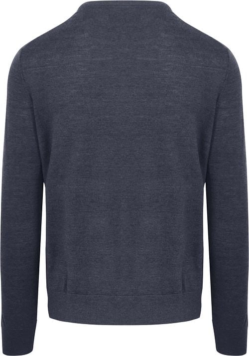 King Essentials The John Pullover Merino Anthracite Product / Achterkant
