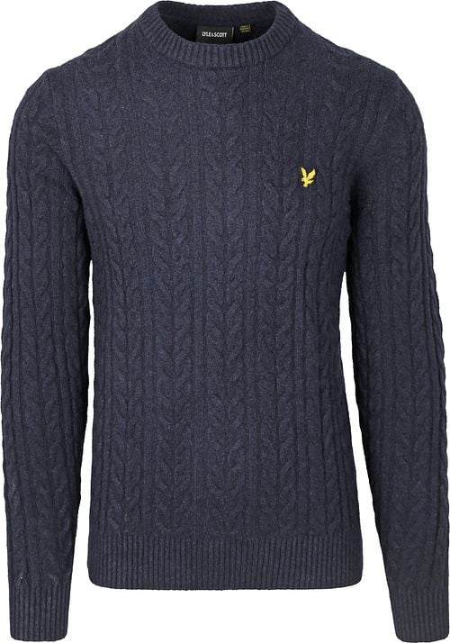 Lyle & Scott Cable Pullover Navy Product