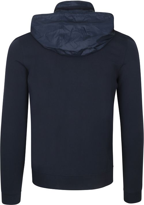Suitable Veste Sweat Bjarne Bleu Marine Product / Achterkant