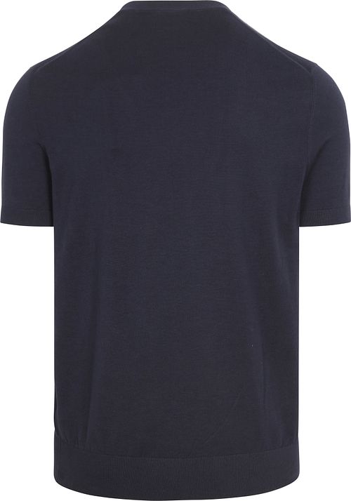 Suitable Knitted T-shirt Pocket Compact Marine Product / Achterkant