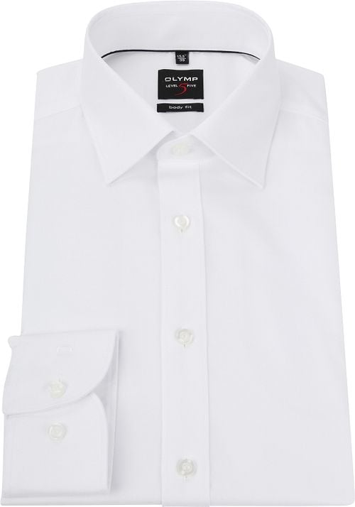 OLYMP Level 5 Body Fit Shirt White Twill Product / Detail