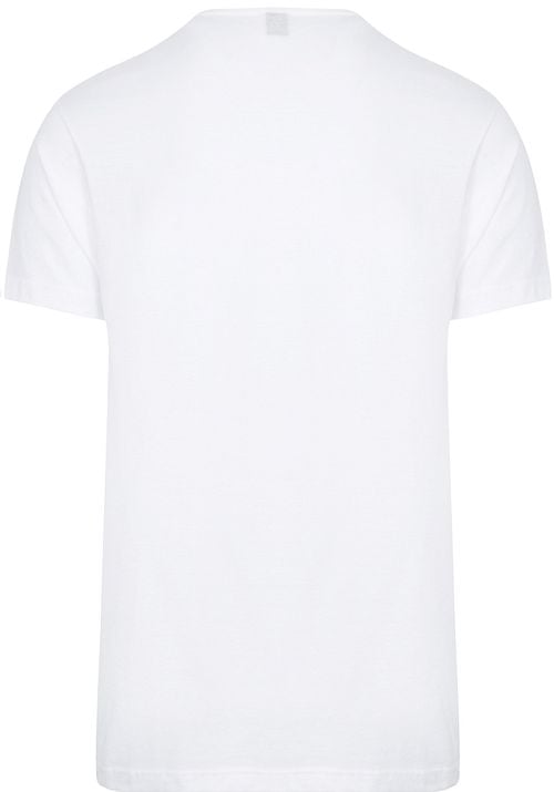 Alan Red Derby Round Neck T-shirt White 2-Pack Product / Achterkant