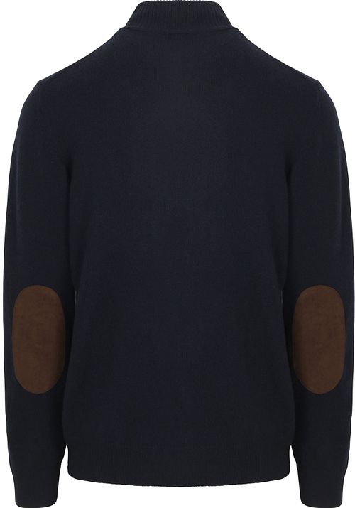 Barbour Cardigan Patch Navy Product / Achterkant