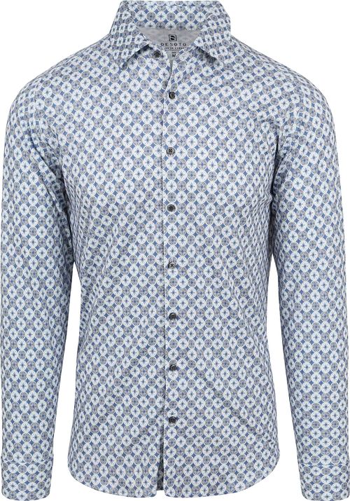 Desoto Chemise Kent Impression Bleu Product