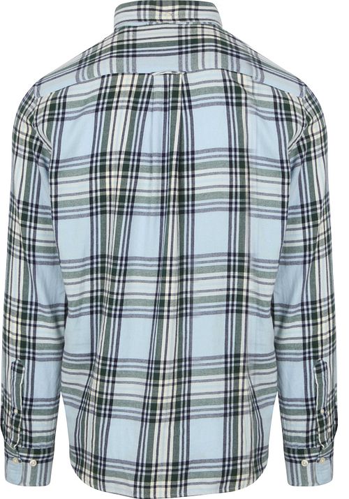 Gant Shirt Flannel Checks Blue