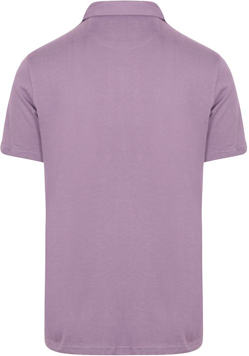 King Essentials The James Polo Shirt Purple Product / Achterkant