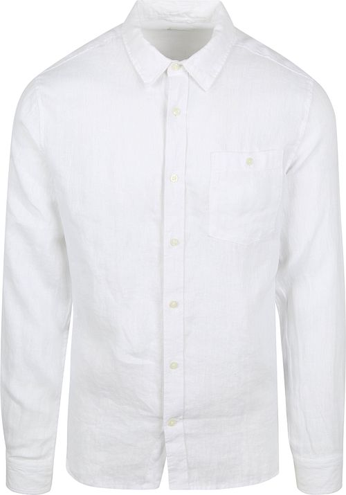 KnowledgeCotton Apparel Chemise Lin Blanche Product