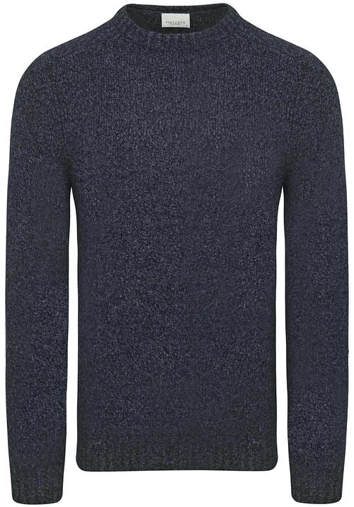 Profuomo Pullover Boiled Wool Navy Product