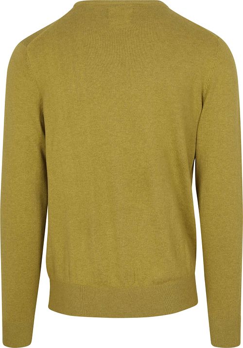 Steppin' Out Pull Cotton Cashmere Vert Moss Product / Achterkant